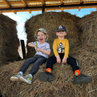 На сеновале