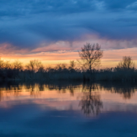Вечерняя акварель