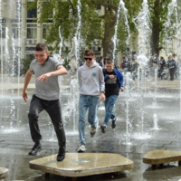 Апрель. Проверка фонтанов