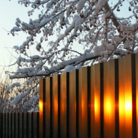 Отблеск  заката.