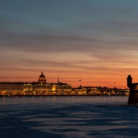 Закат над Невой