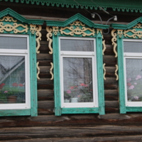 русская деревня