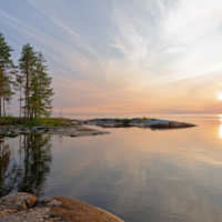 Закат над мысом Перий Нос