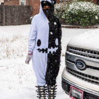 Когда нет зимней одежды