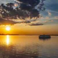 Любоваться закатом можно там, где ты находишься