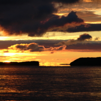 Закат на Оби