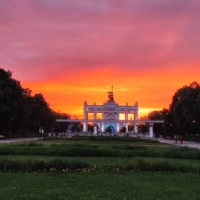 Закат на ВДНХ