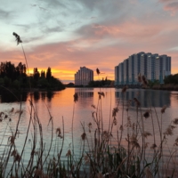 Вечернее озеро