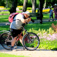 Фотограф за работой.