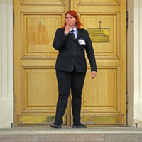 У входа в Большой театр