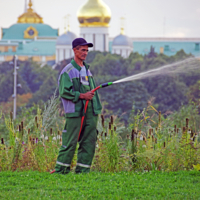 В парке "Зарядье"