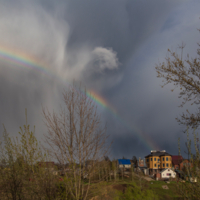 В весеннем небе