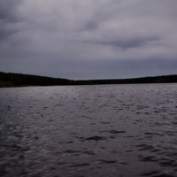 Дождливая погода на Верхневыксунском пруду