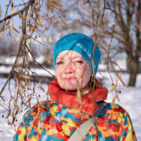 Зимний портрет в тенях