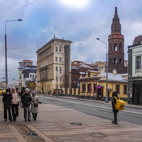 Заброшенная колокольня в Москве. Начало ХVIII в.