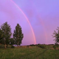 Яркий вечер