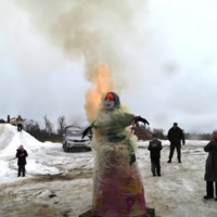 В клубах дыма