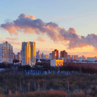 Пролетая над городом