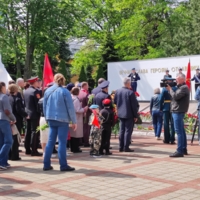 Возложение цветов в ДЕНЬ ПОБЕДЫ