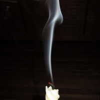 Свеча горела