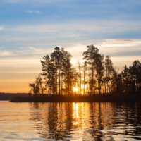 Утро на Вуоксе