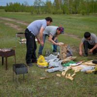 Как здорова пожарить на природе шашлычки