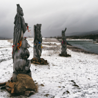 Деревянные идолы Заполярья