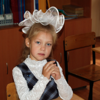 Первый первое сентября.