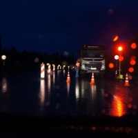 Ремонт на трассе «Кола»