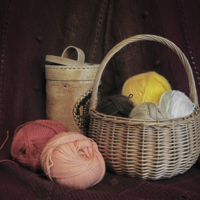 Разноцветные клубочки