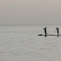 Девушка с веслом