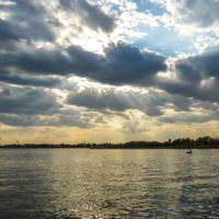 Лучики веером