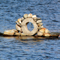 Кольцо в оправе