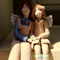 Влюблённые.