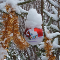 Новогодний снег