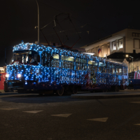 Новогодний трамвай