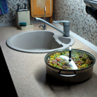 Тазик с Оливье