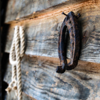 Подкова на счастье.