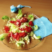 Я его слепила из того, что было...