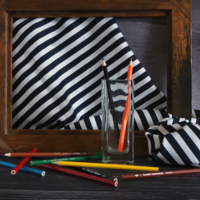 Натюрморт с карандашами